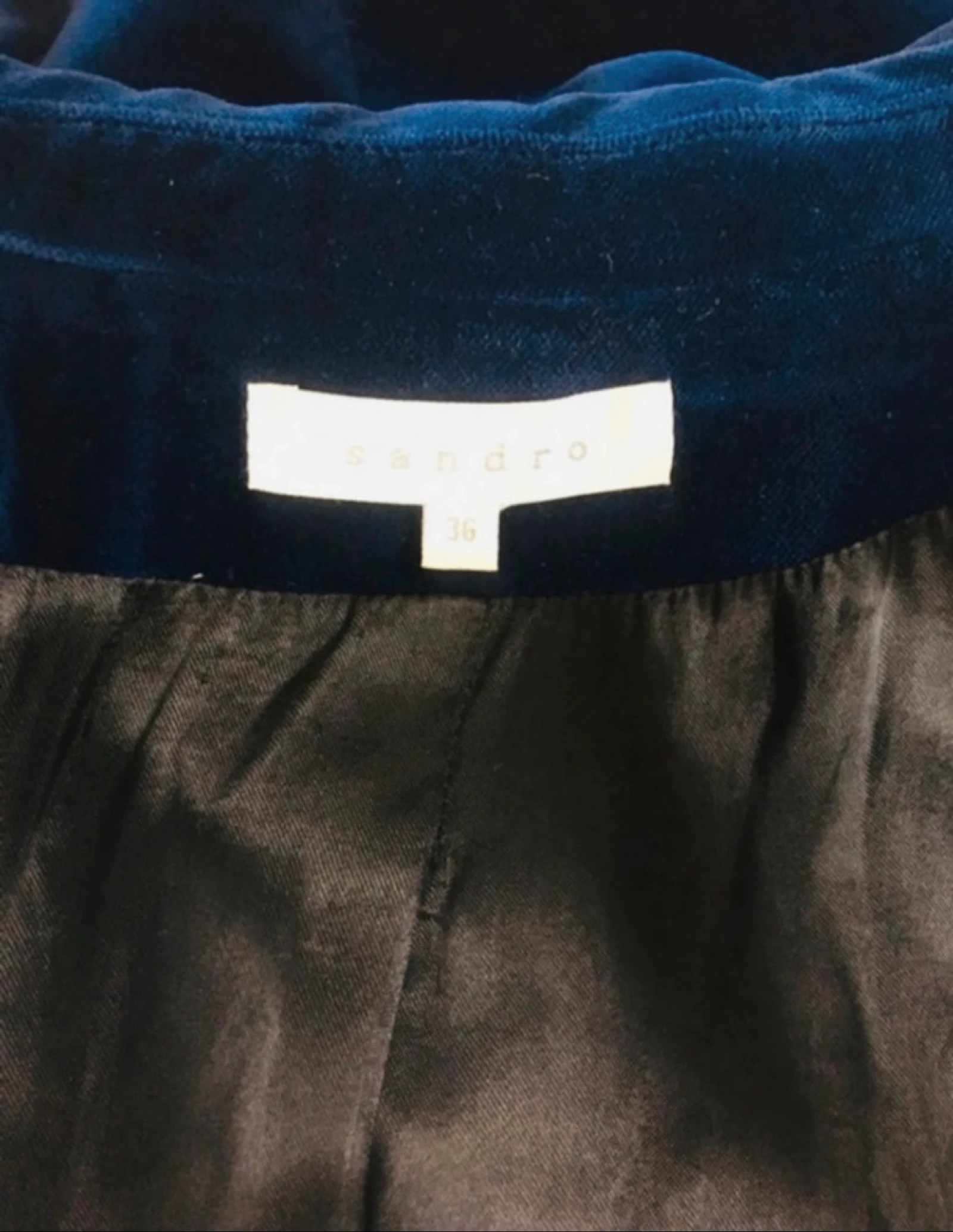 Sandro velvet vest – photo 4